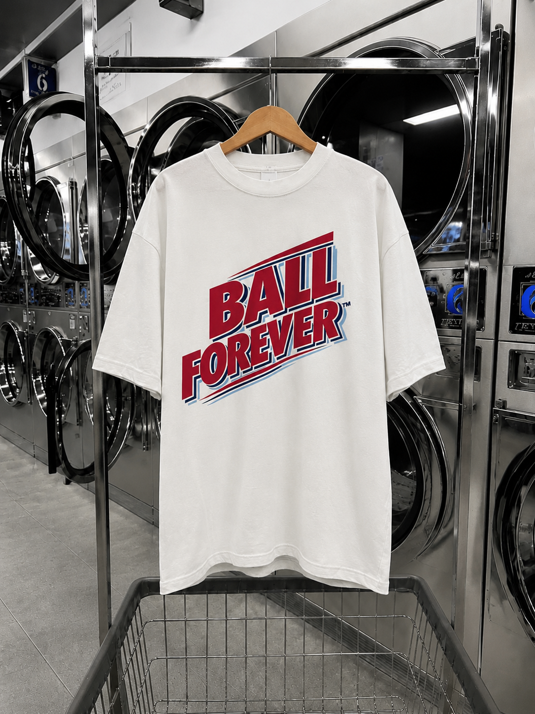 Ball forever athletics tee v2 (white)