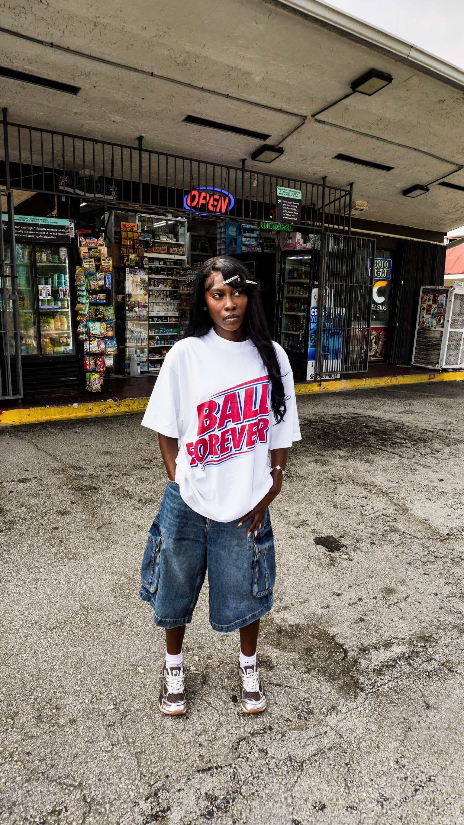 Ball forever athletics tee v2 (white)