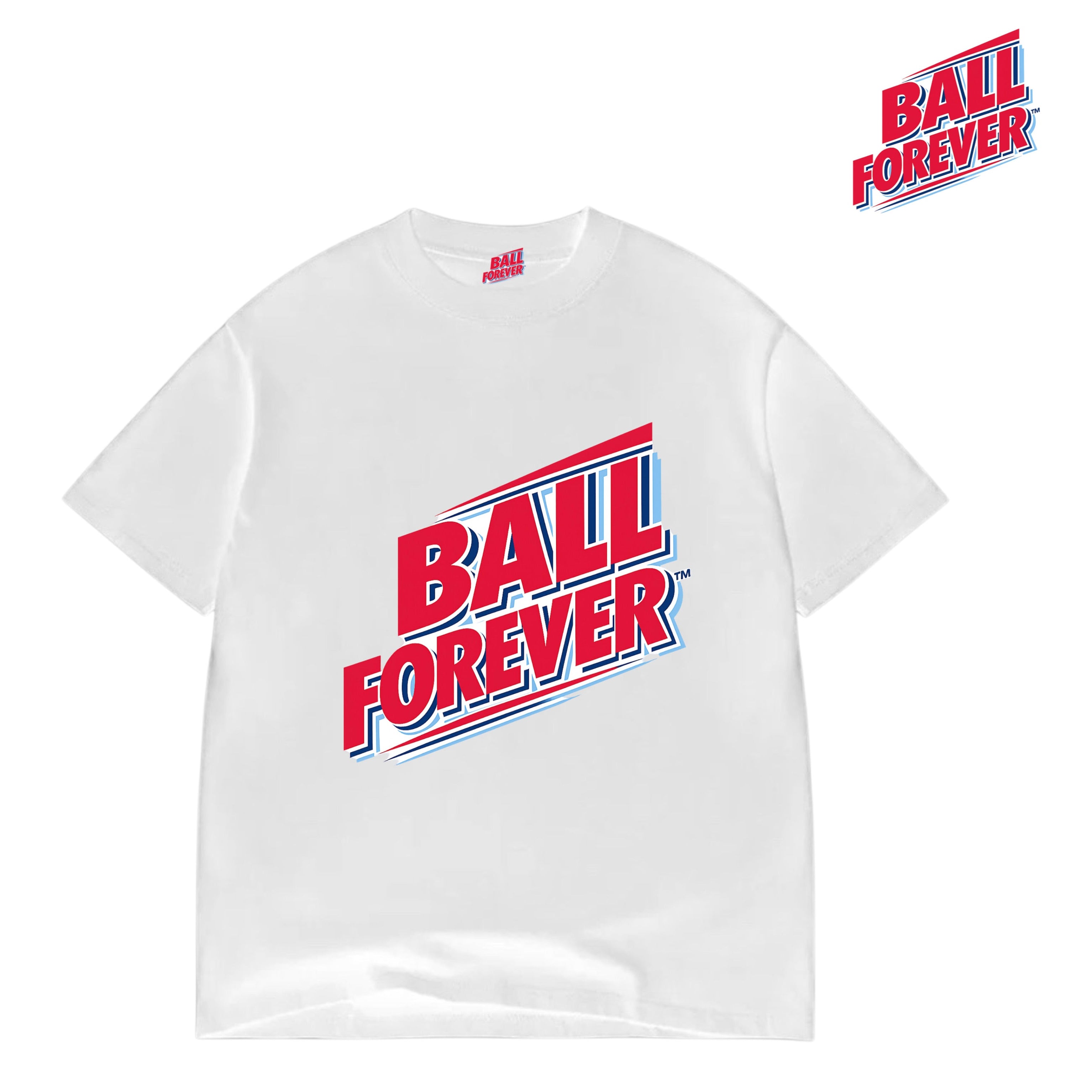 Ball forever athletics tee v2 (white)