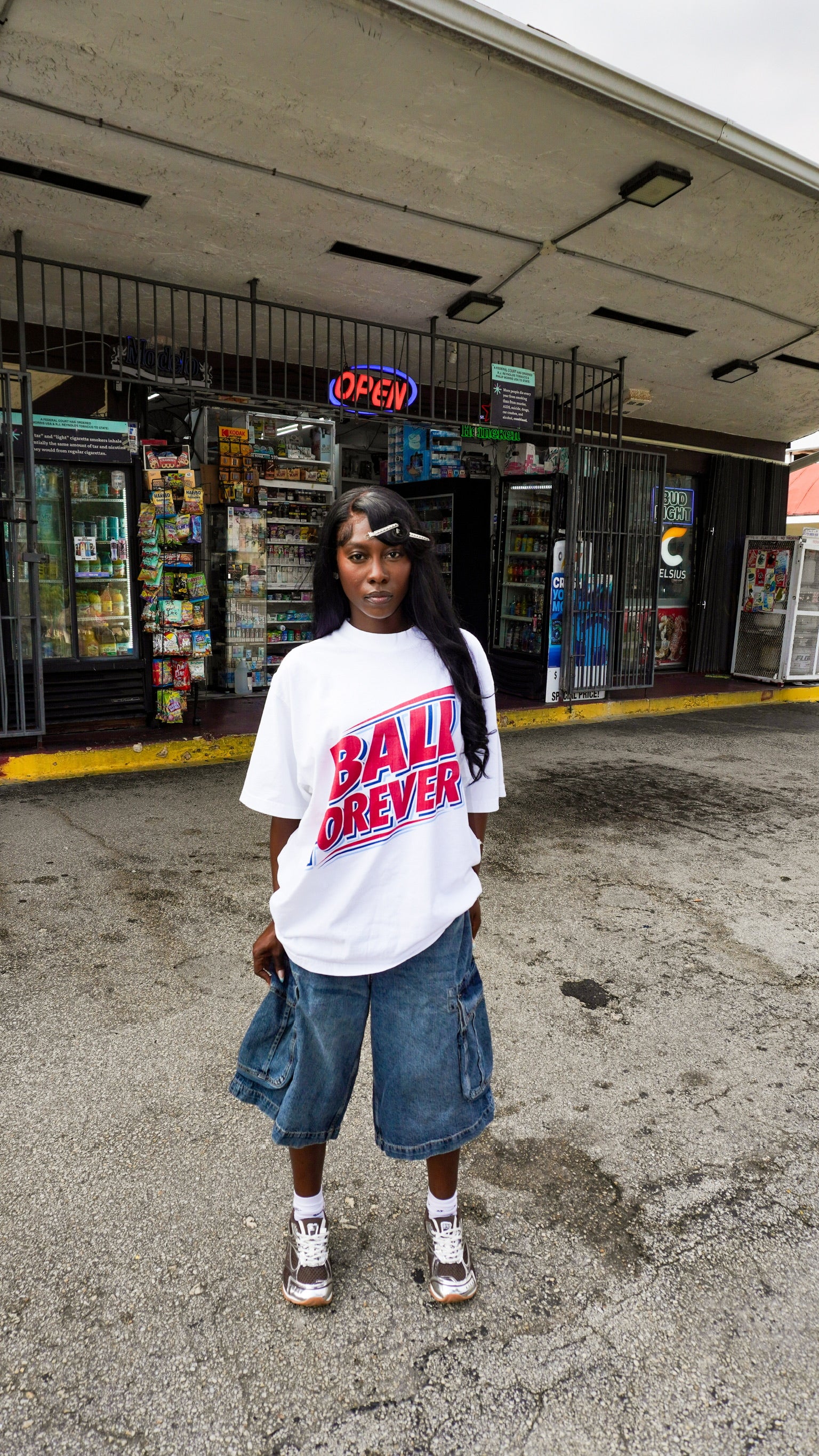 Ball forever athletics tee v2 (white)