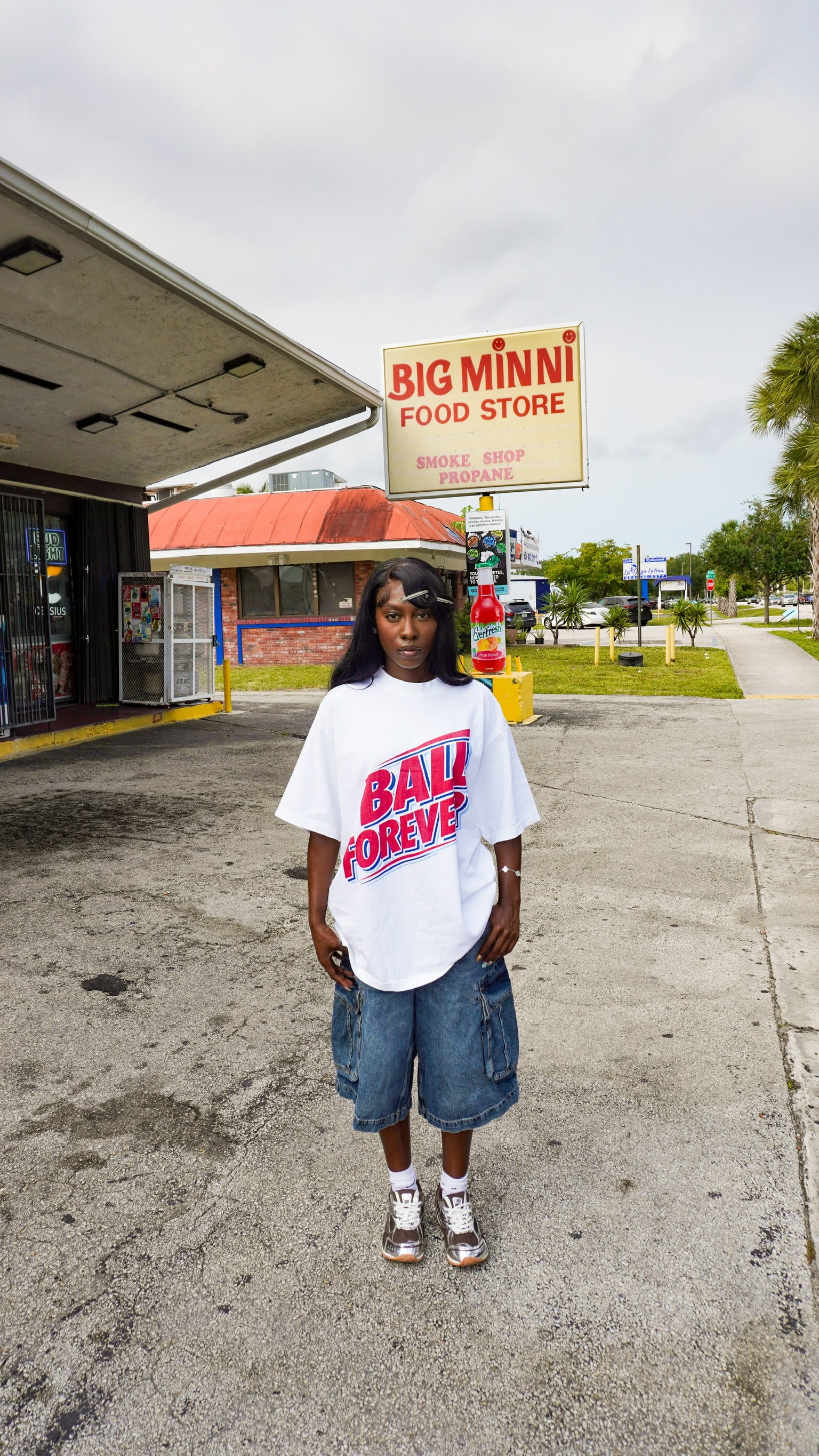 Ball forever athletics tee v2 (white)
