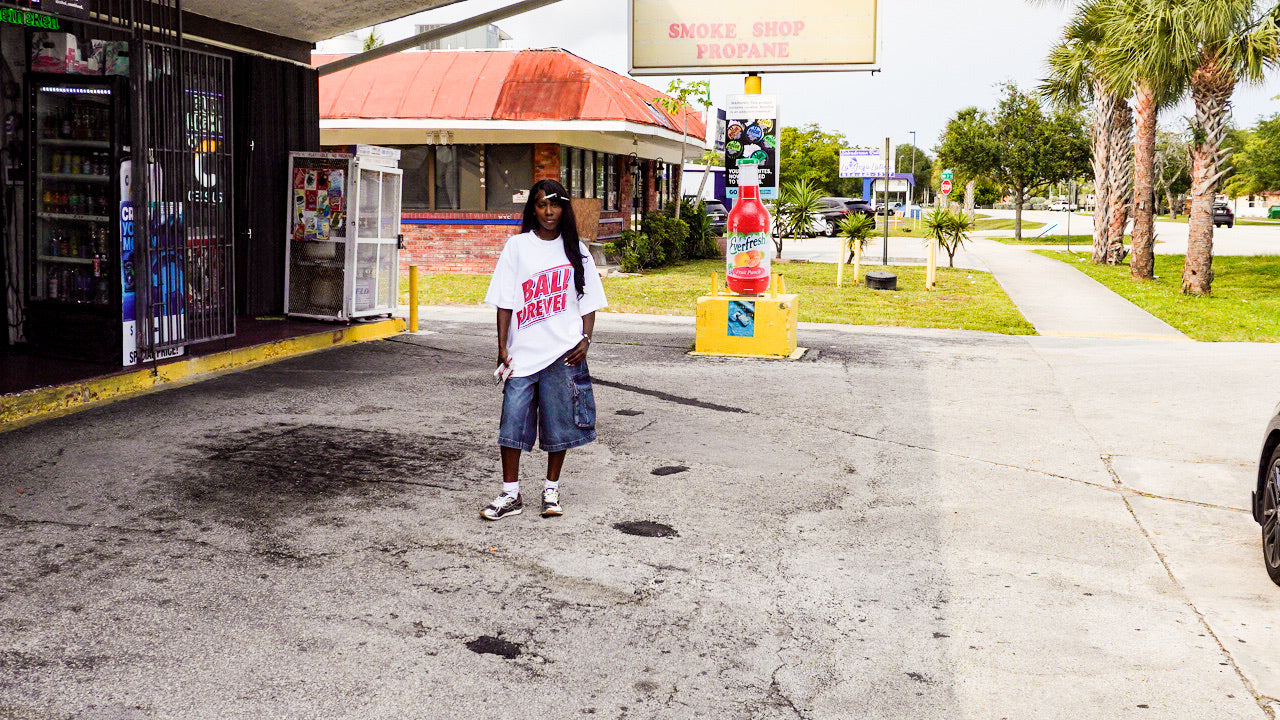 Ball forever athletics tee v2 (white)