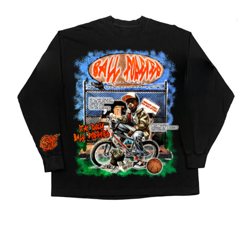 To Be A Kid Again Longsleeve V1 (BLACK)