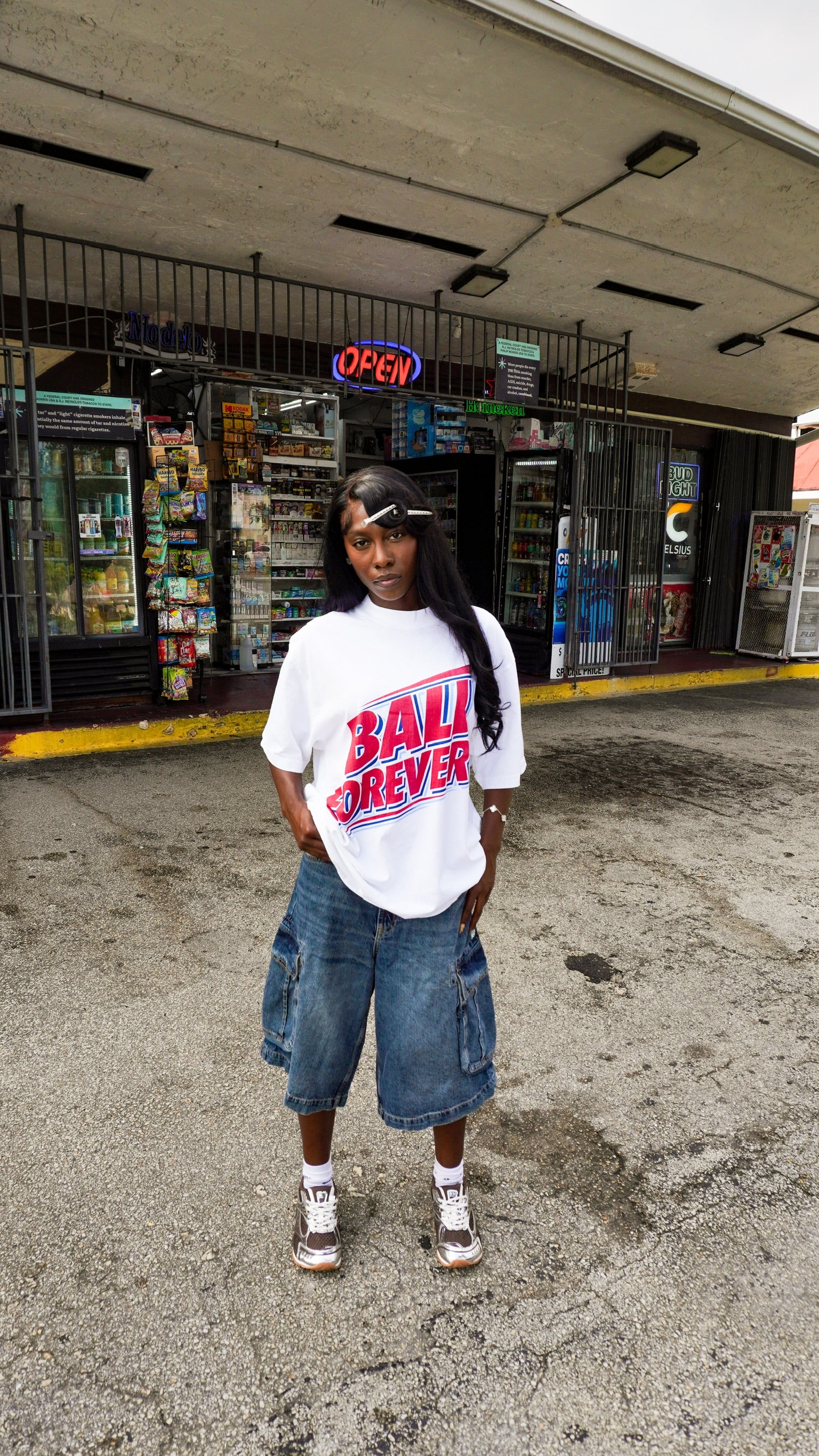 Ball forever athletics tee v2 (white)