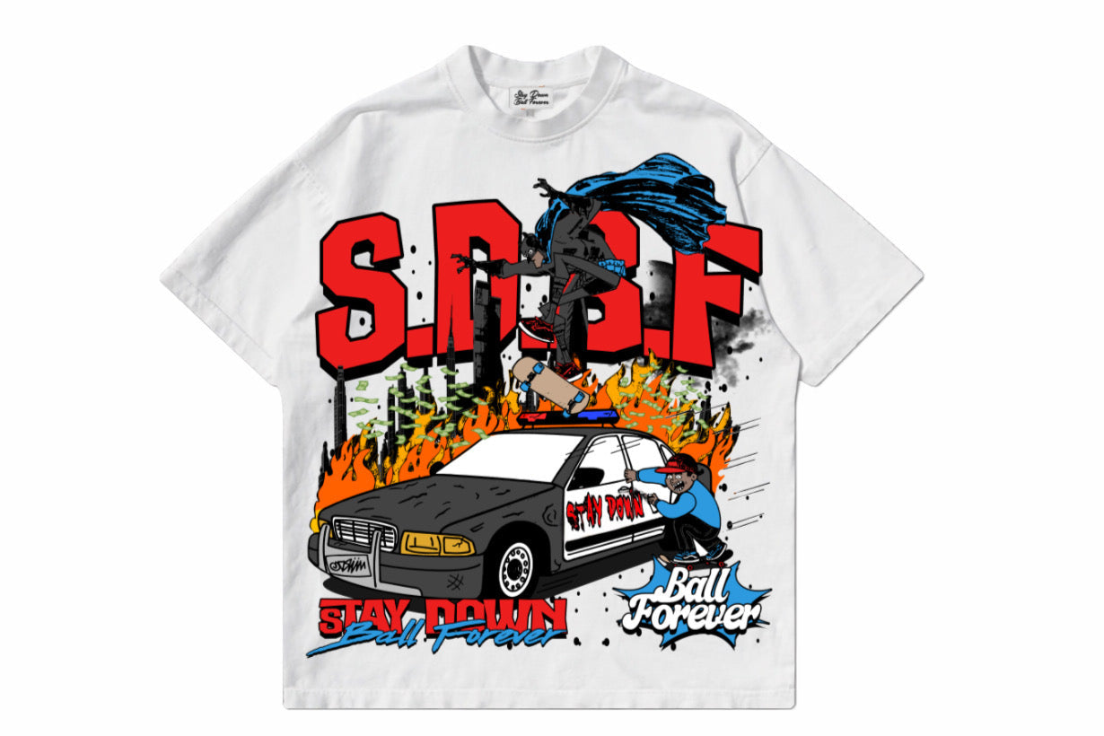 SDBF heroes tee (white)