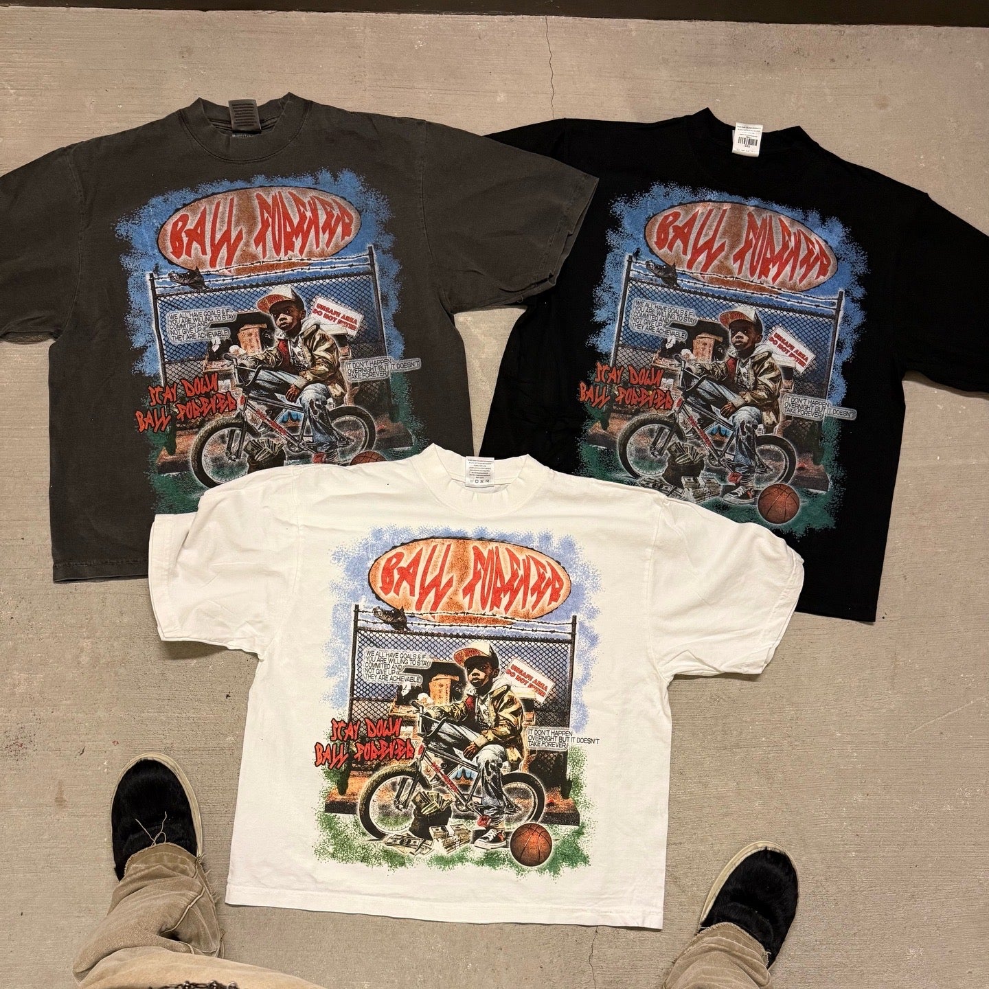 To Be A Kid Again White Tee