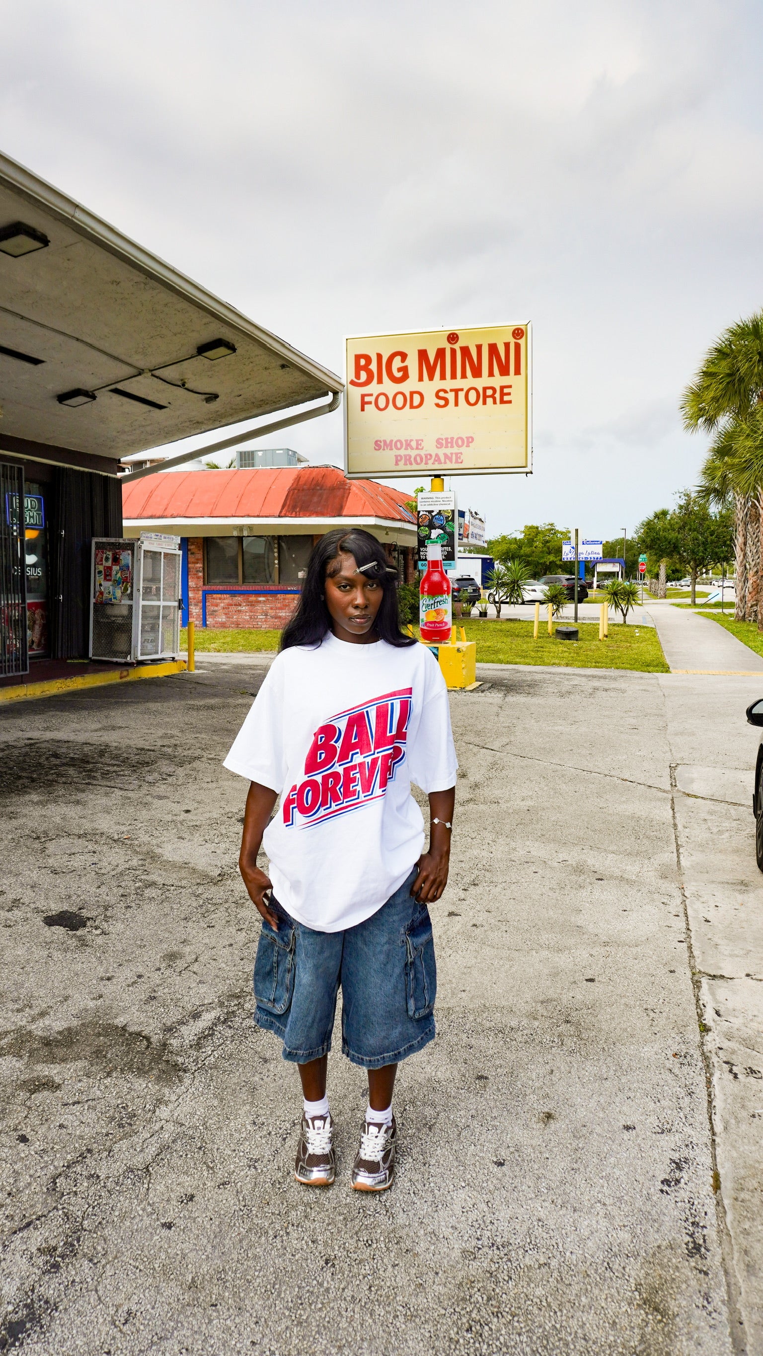 Ball forever athletics tee v2 (white)