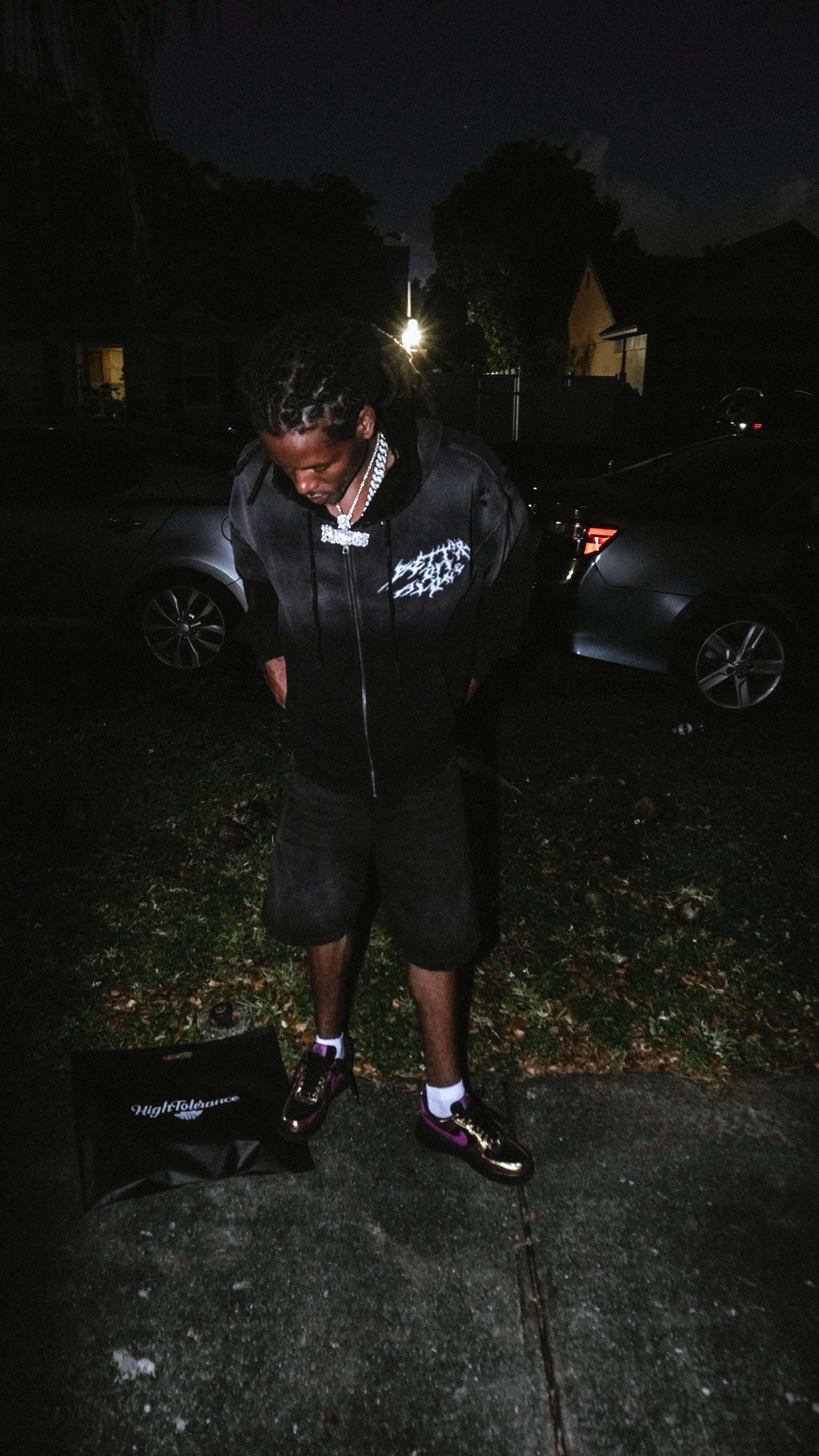 Better Off Alone Acid Wash Thermal Zip up