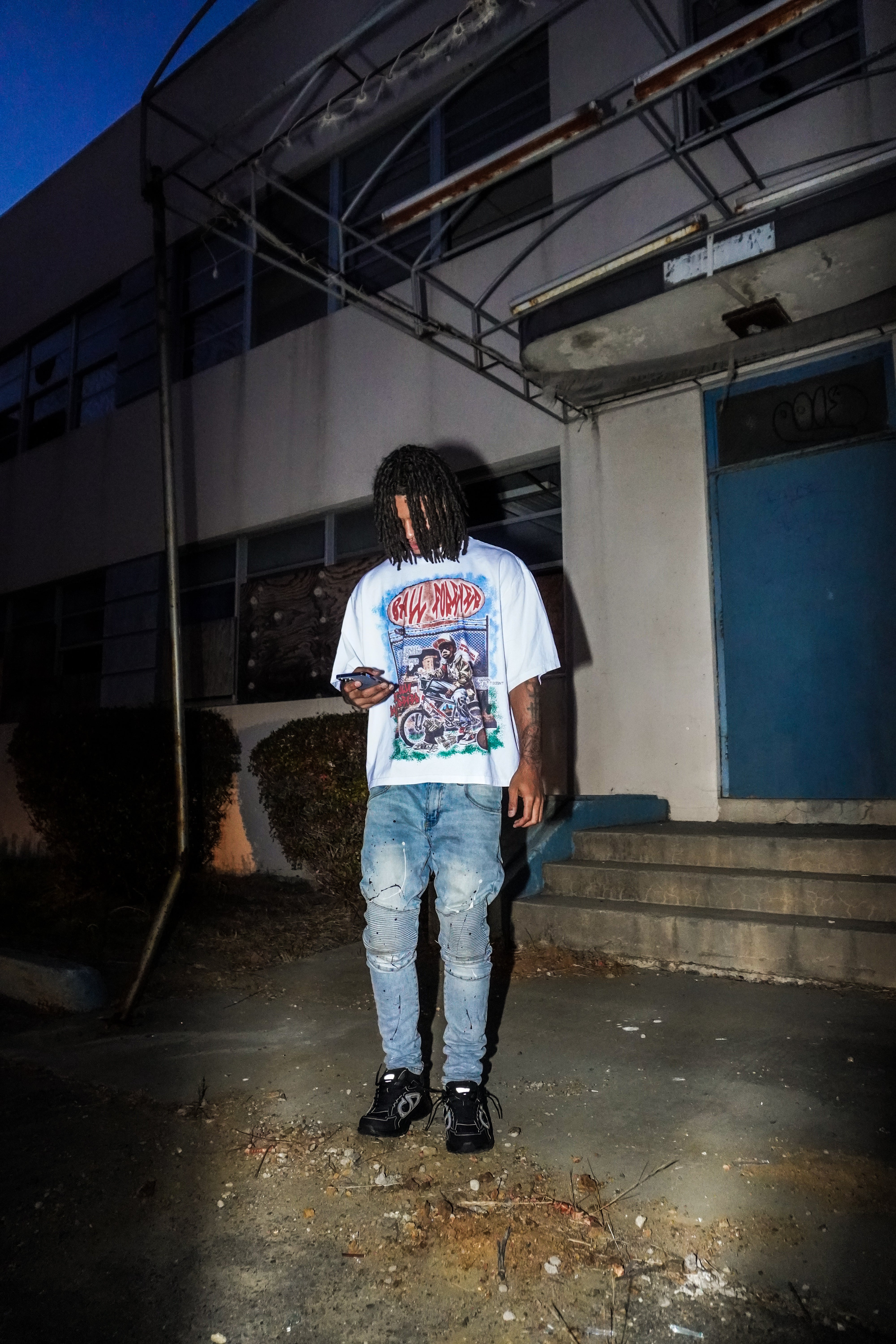 To Be A Kid Again White Tee