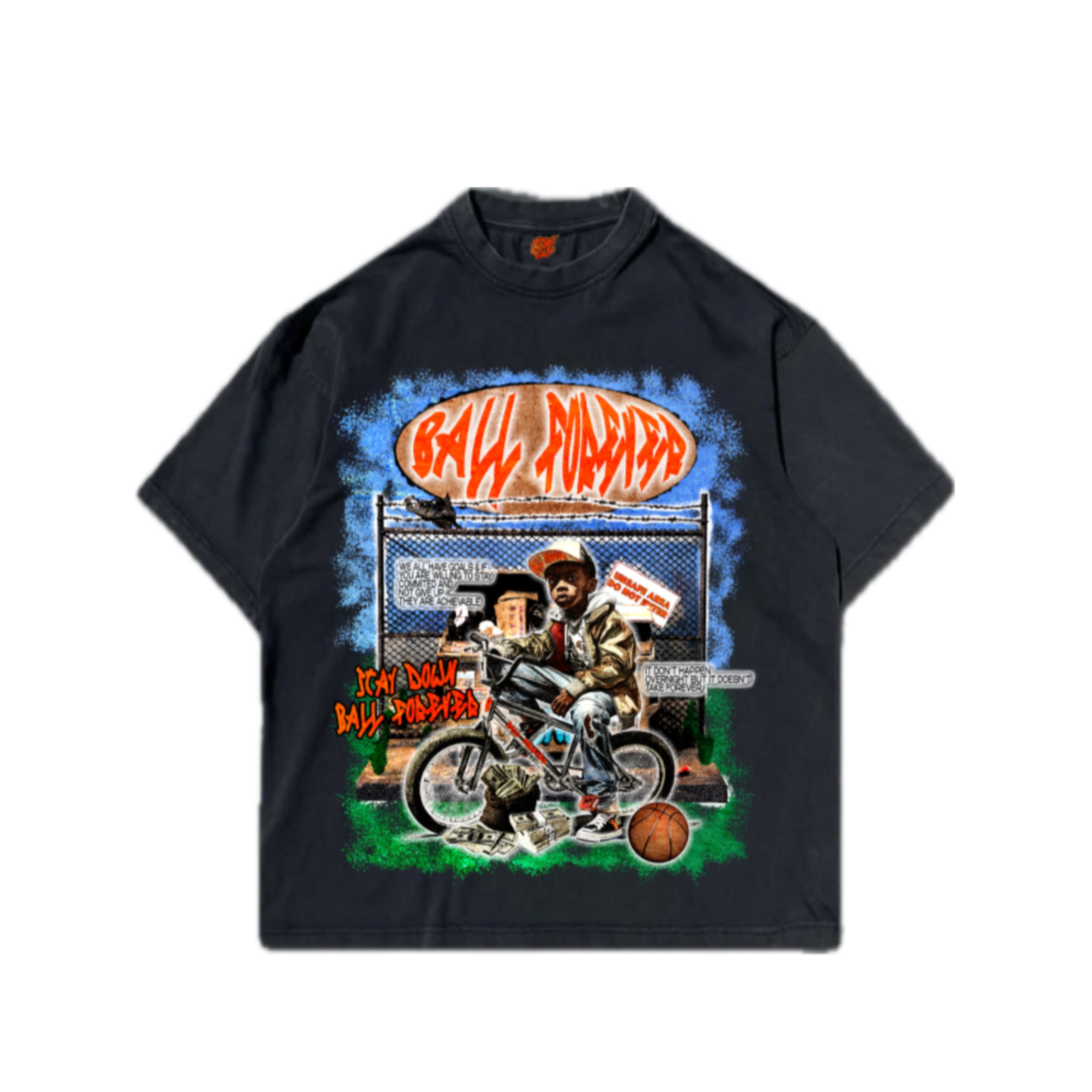 ToBe A Kid Again Black Tee