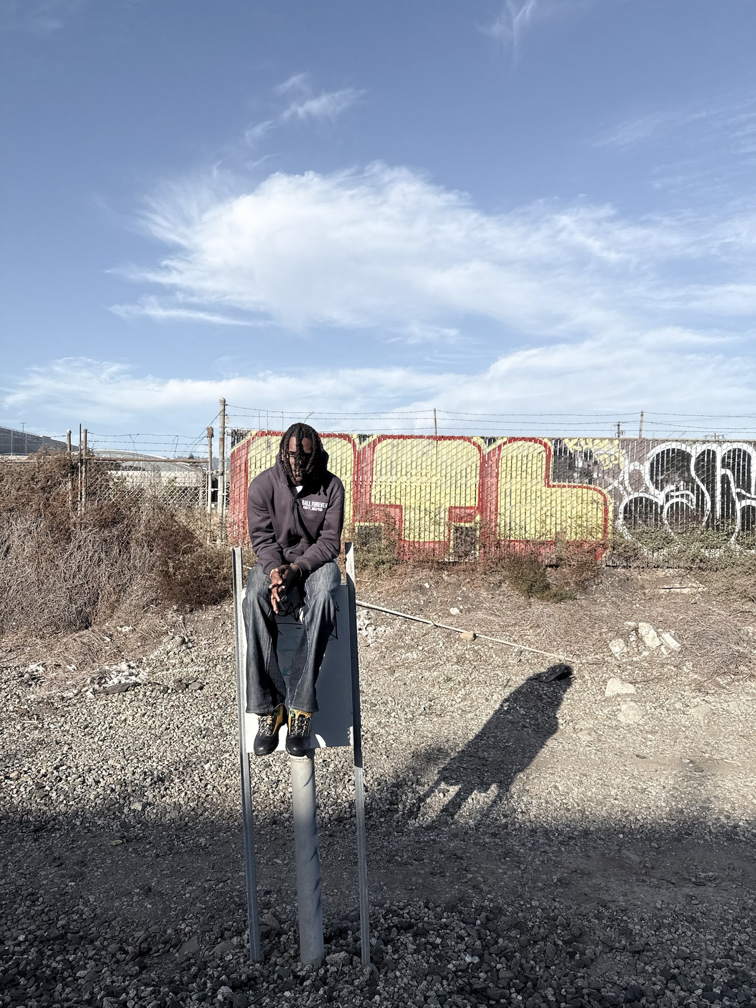 Ball Forever Est Dark Gray Embroidered logo Zip Up