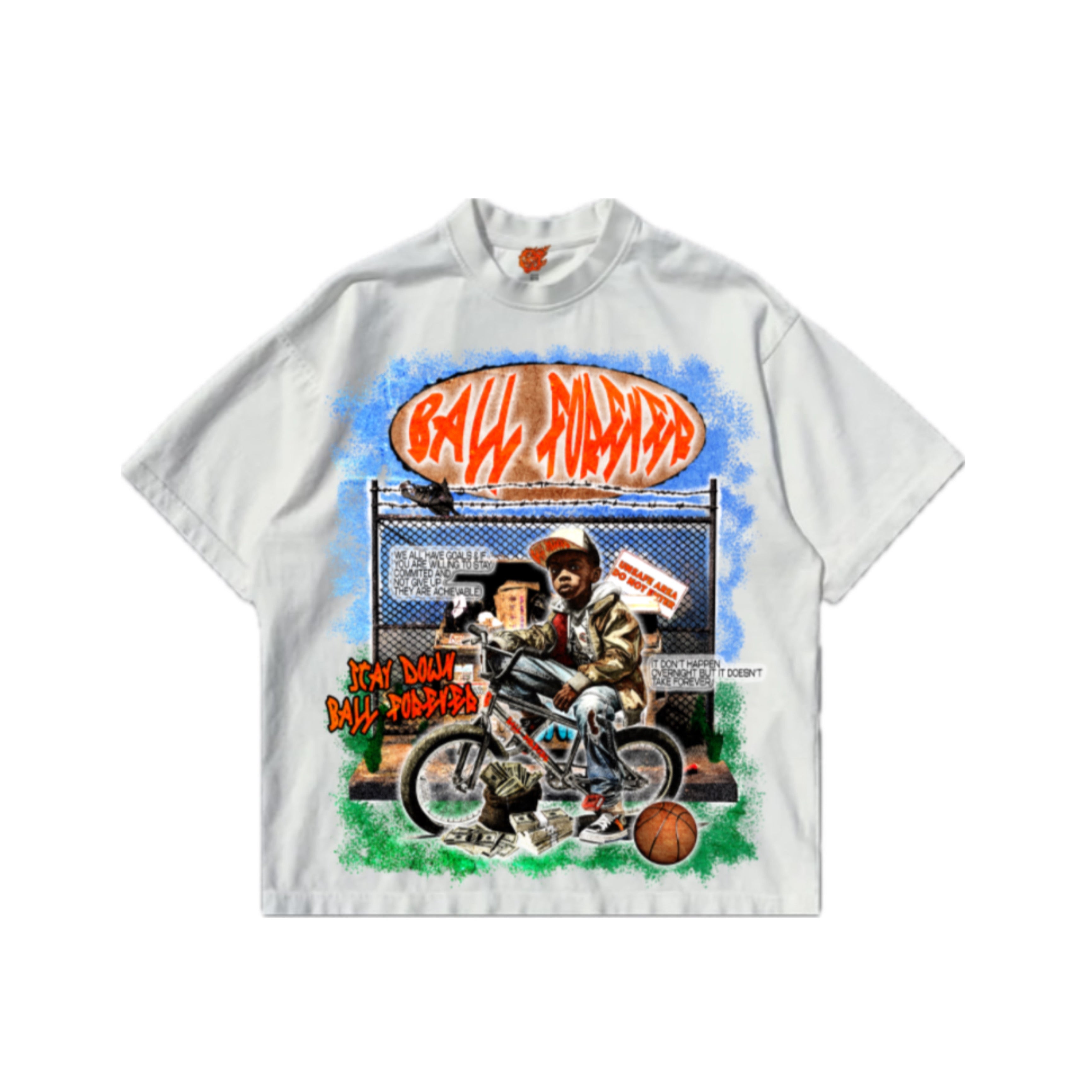 To Be A Kid Again White Tee