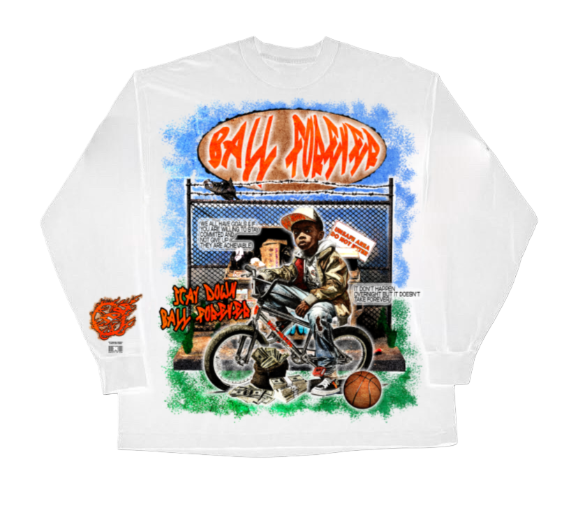 To Be A Kid Again Longsleeve V1 (WHITE)