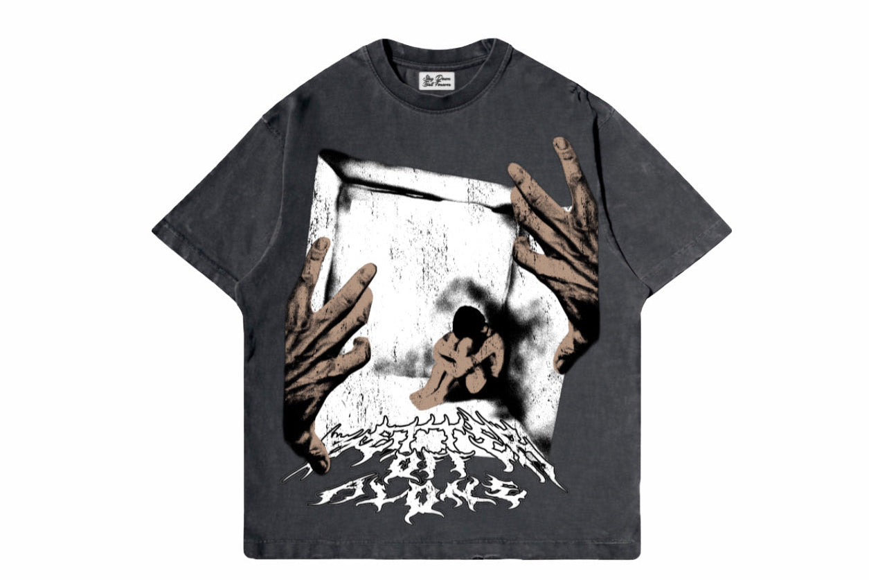 Better off alone tee (gray)