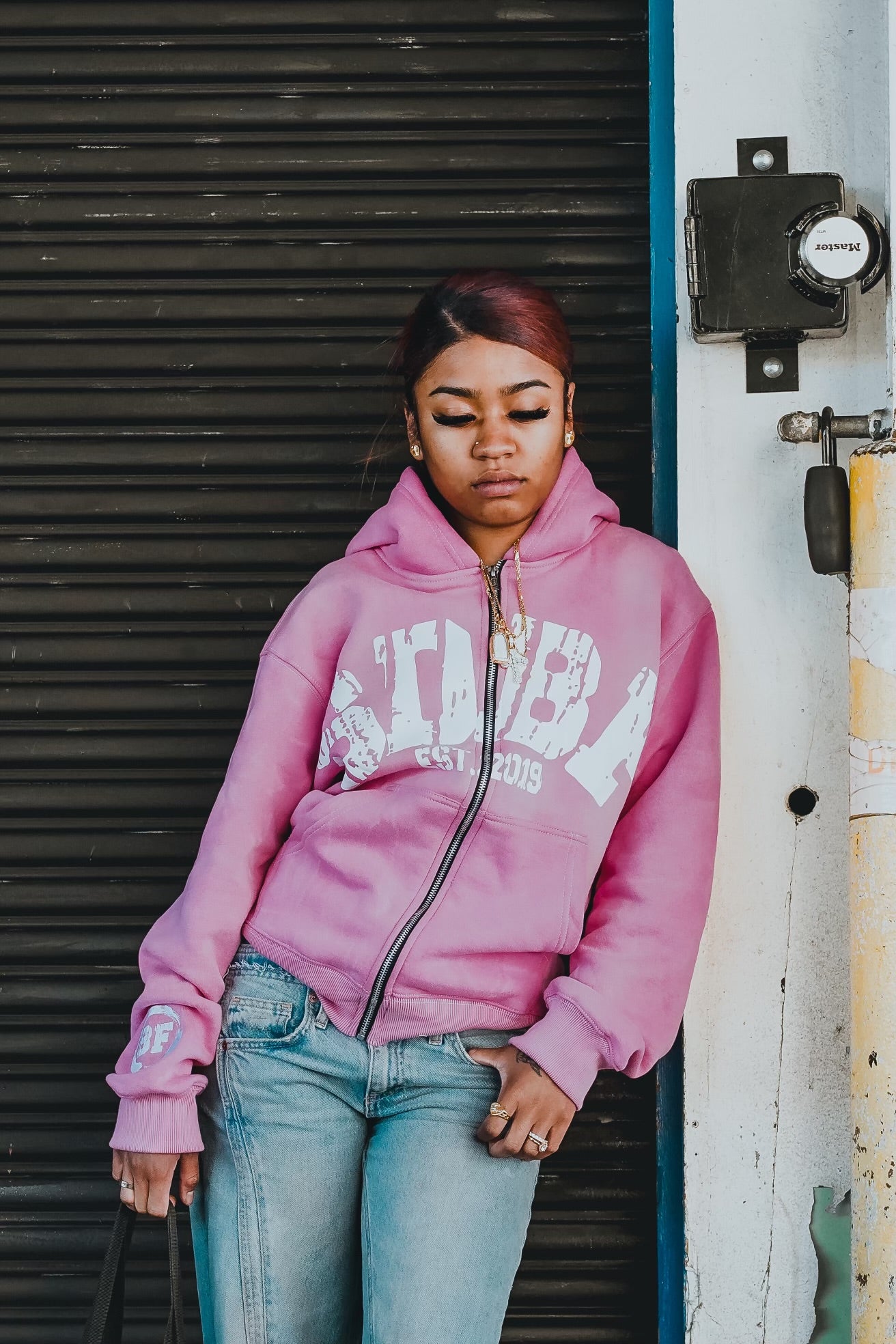 PHASE 3 Pink Washed SDBF Zip Up