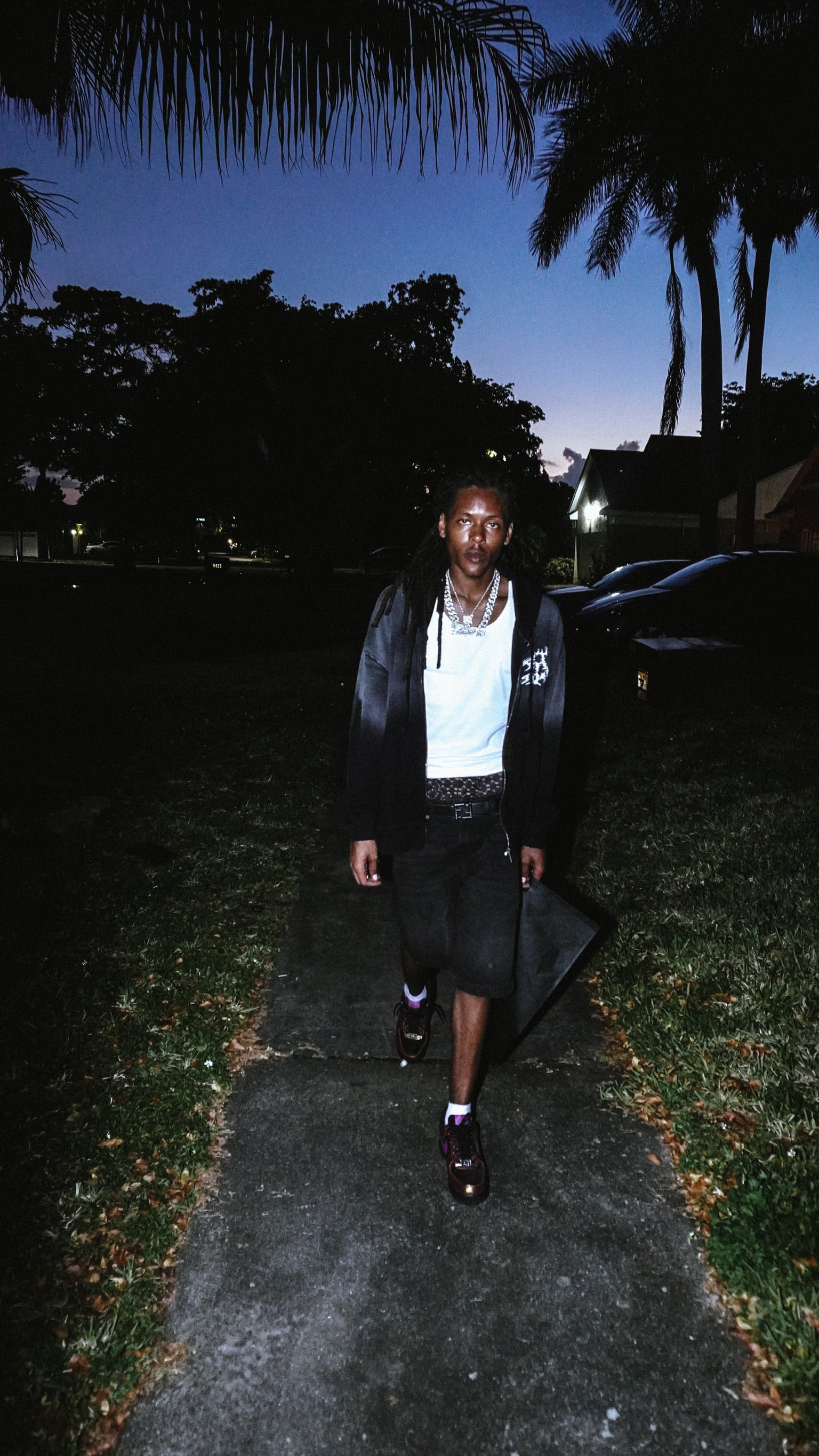 Better Off Alone Acid Wash Thermal Zip up