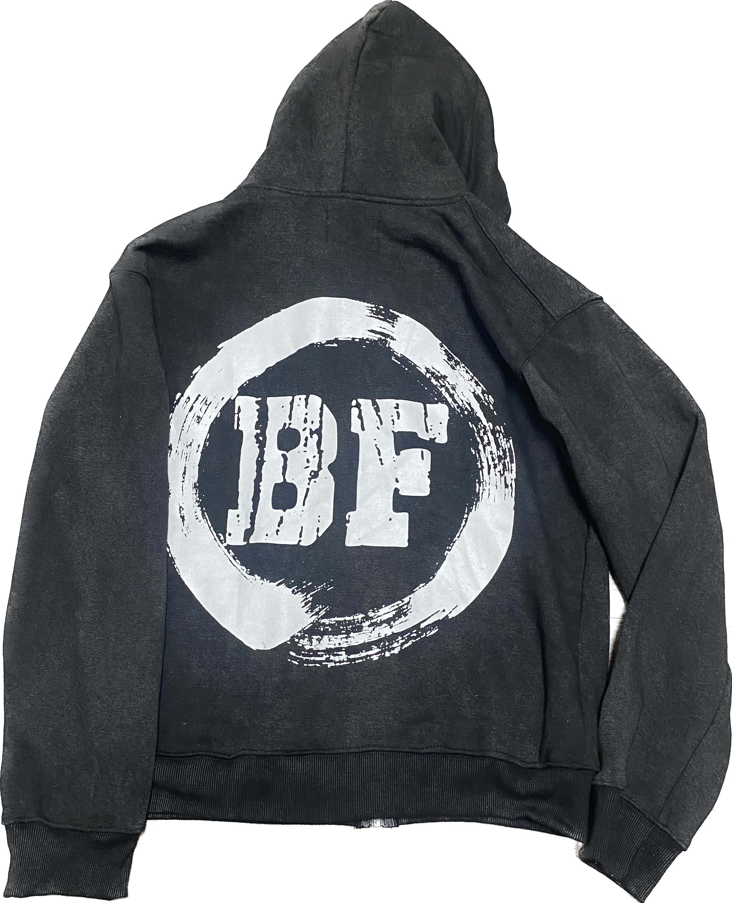 B&W washed SDBF Zip Up