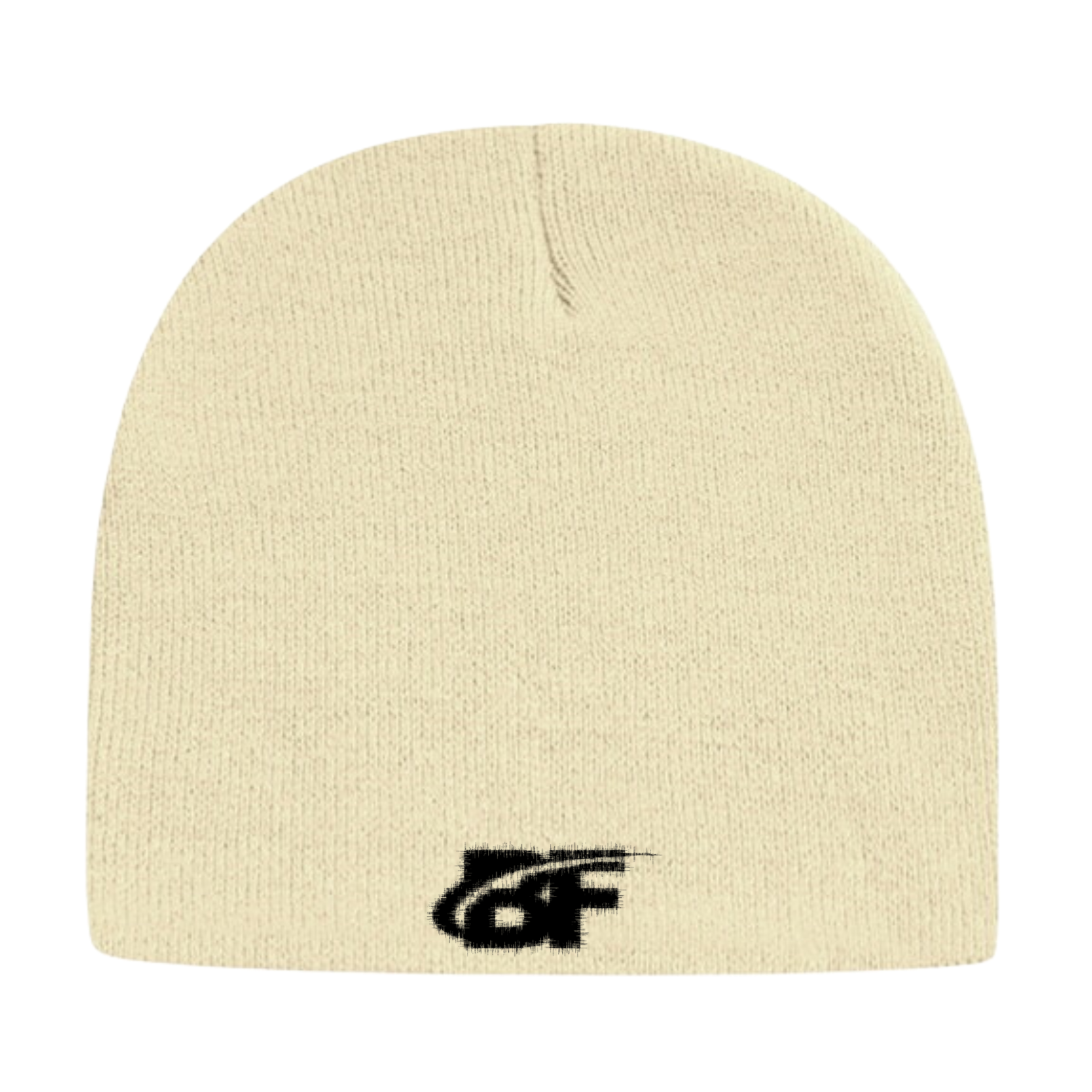 CREAM BF KNITTED BEANIE CAP