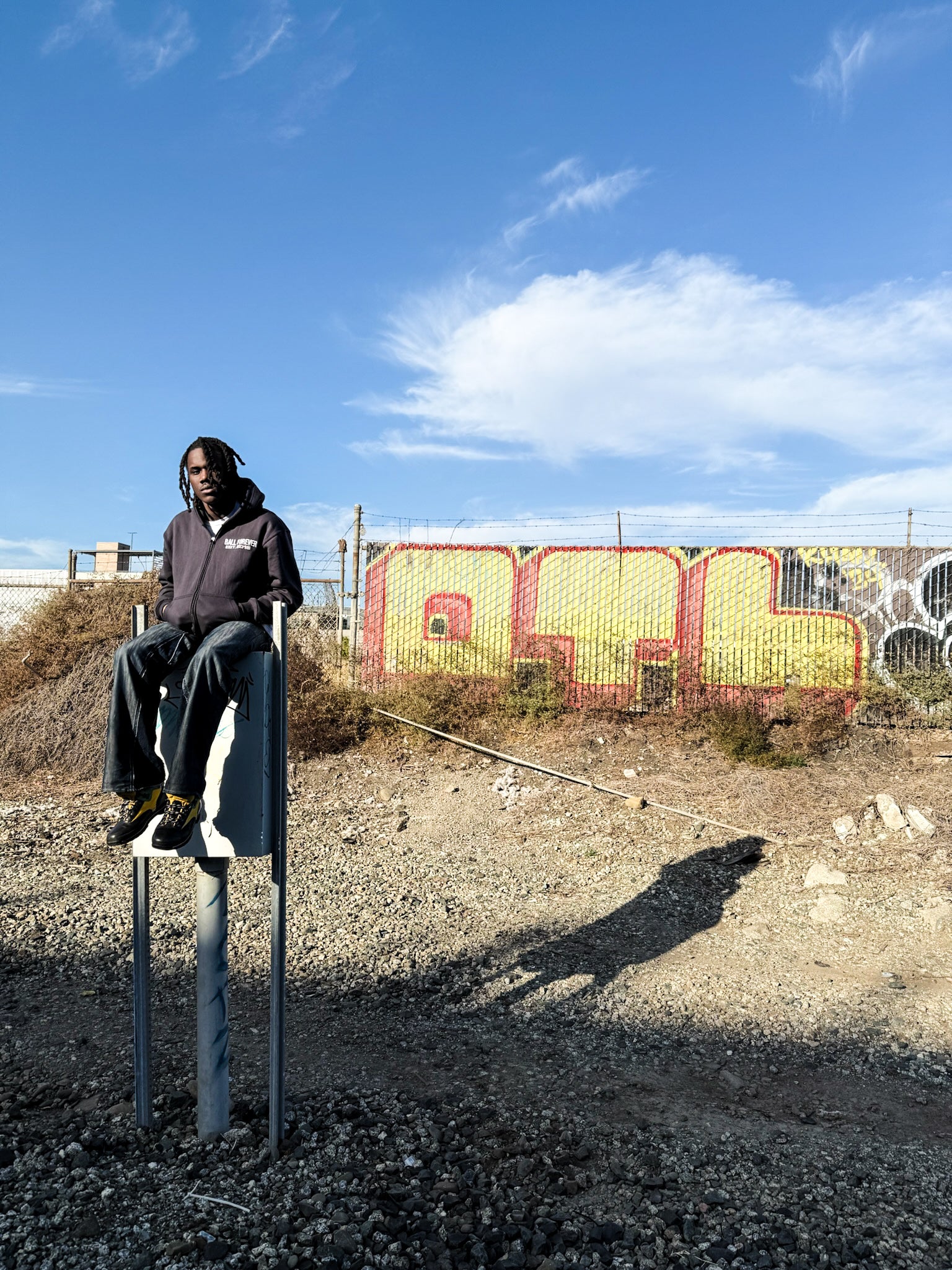 Ball Forever Est Dark Gray Embroidered logo Zip Up
