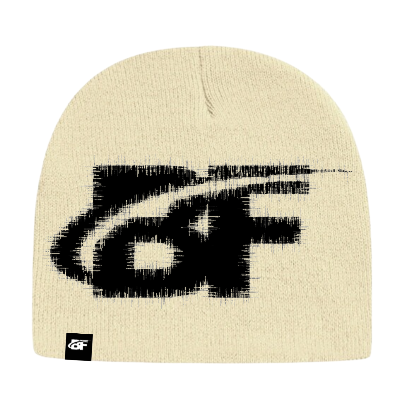 CREAM BF KNITTED BEANIE CAP